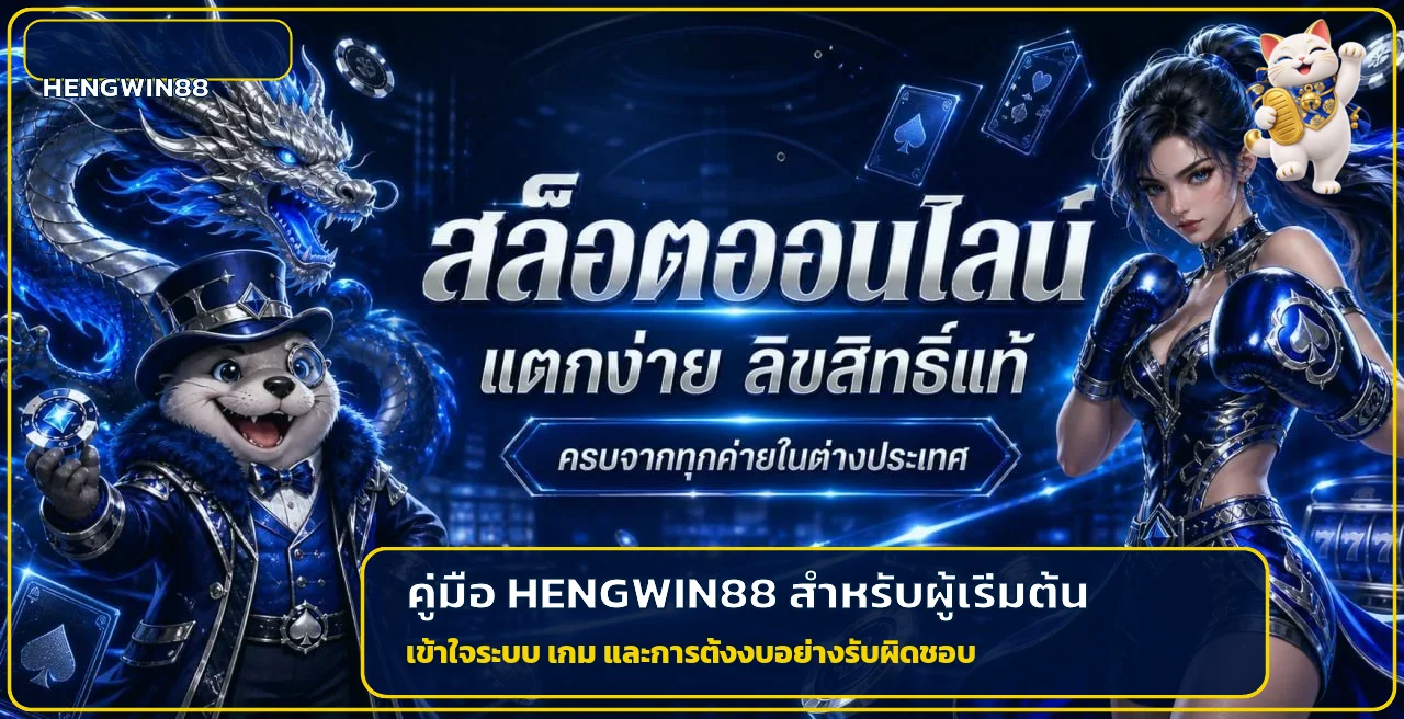 HENGWIN88 คู่มือใช้งานปลอดภัยสำหรับผู้เริ่มต้น